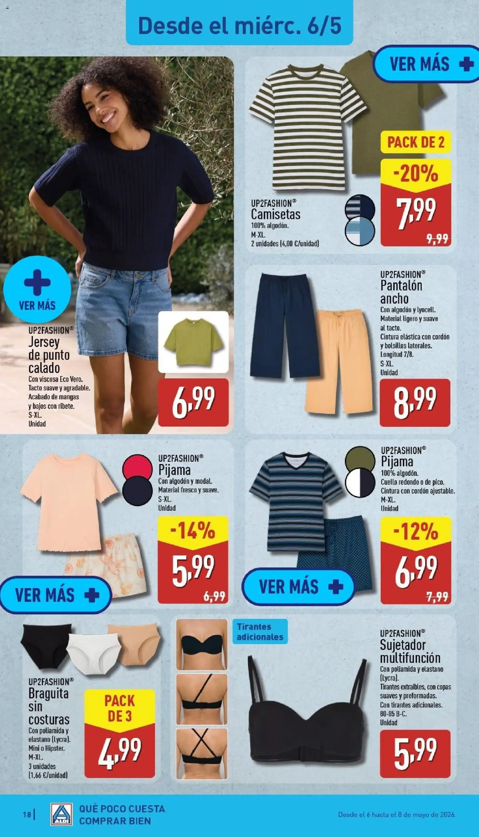 Aldi folleto Península │ válido desde el 04.05.2026 | Página: 18 | Productos: Pijama