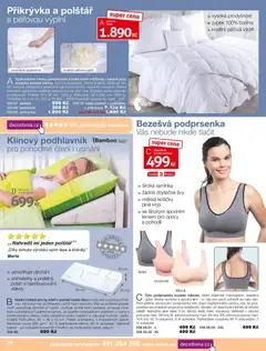 Náhled letáku Decodoma katalog Podzim 2026 od 01.09.2026 | Strana: 26 | Produkty: Polštáře, Hodiny, Podprsenka, Podprsenky