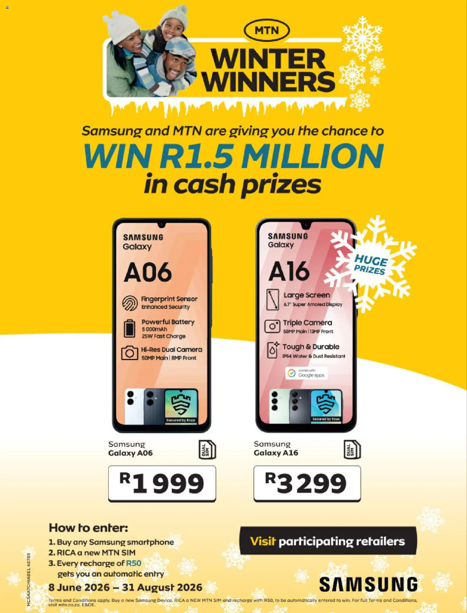 New Shoprite catalogue – valid from 20/07/2026 | Page: 3 | Products: Sim, Smartphone, Camera, Water