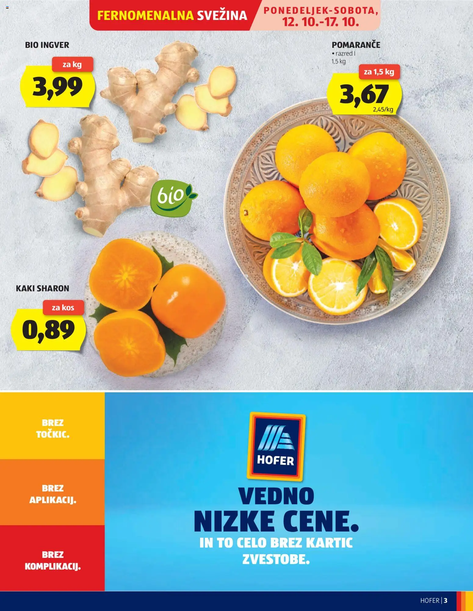 Novi Hofer katalog ponudbe – veljaven od 07.10.2026 | Stran: 3