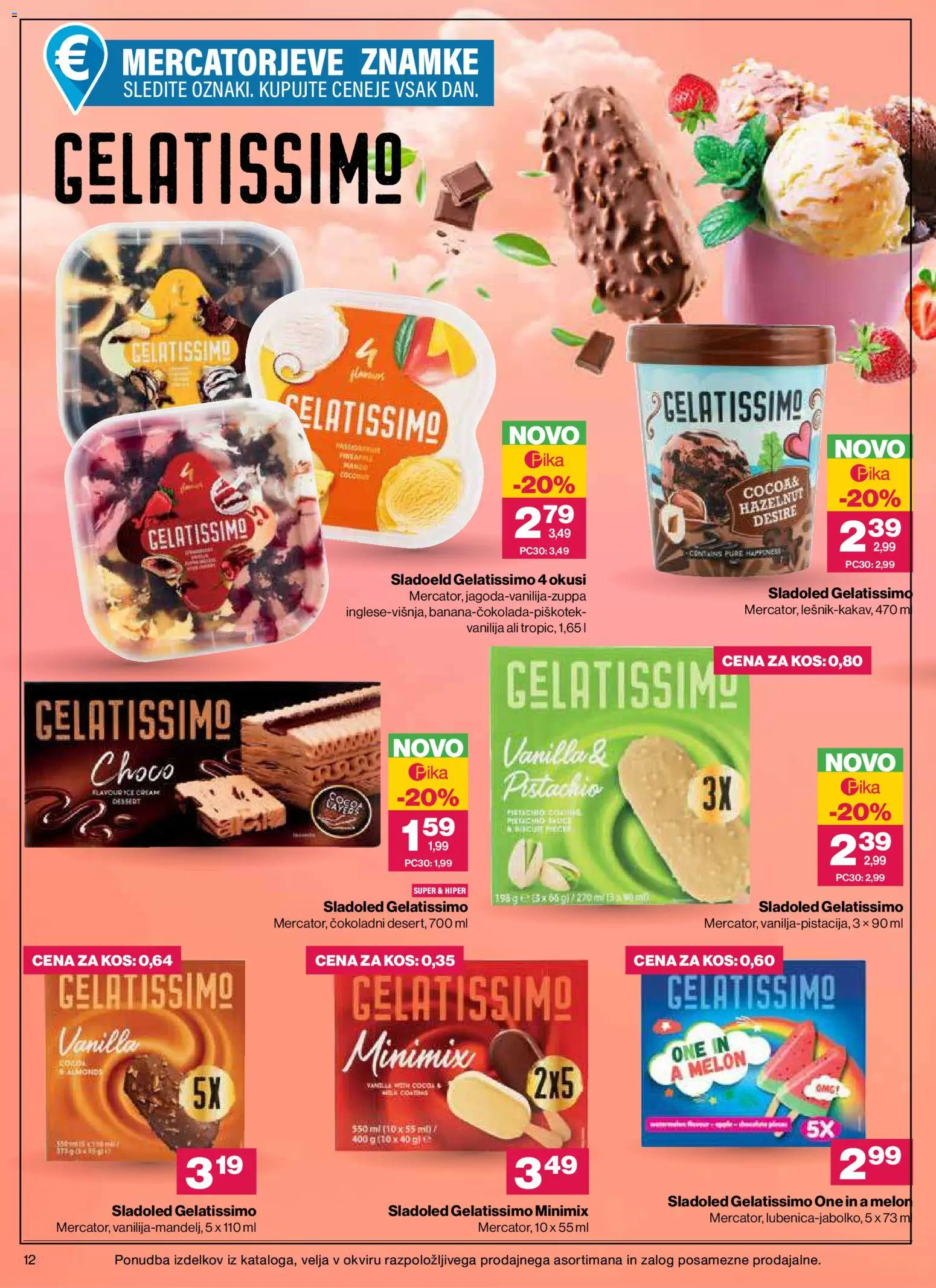 Novi Mercator katalog ponudbe – veljaven od 09.07.2026 | Stran: 12