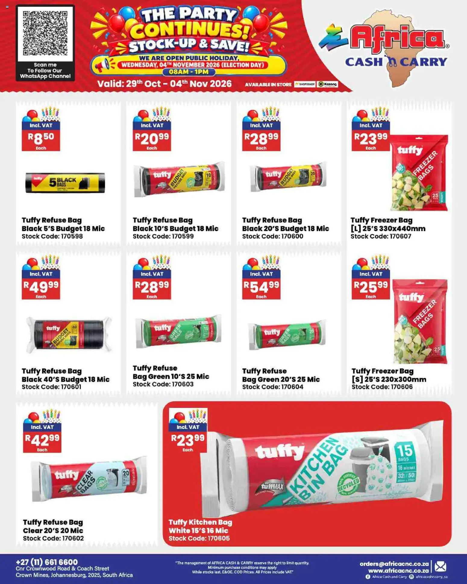 New Africa Cash & Carry catalogue – valid from 29/10/2026 | Page: 70
