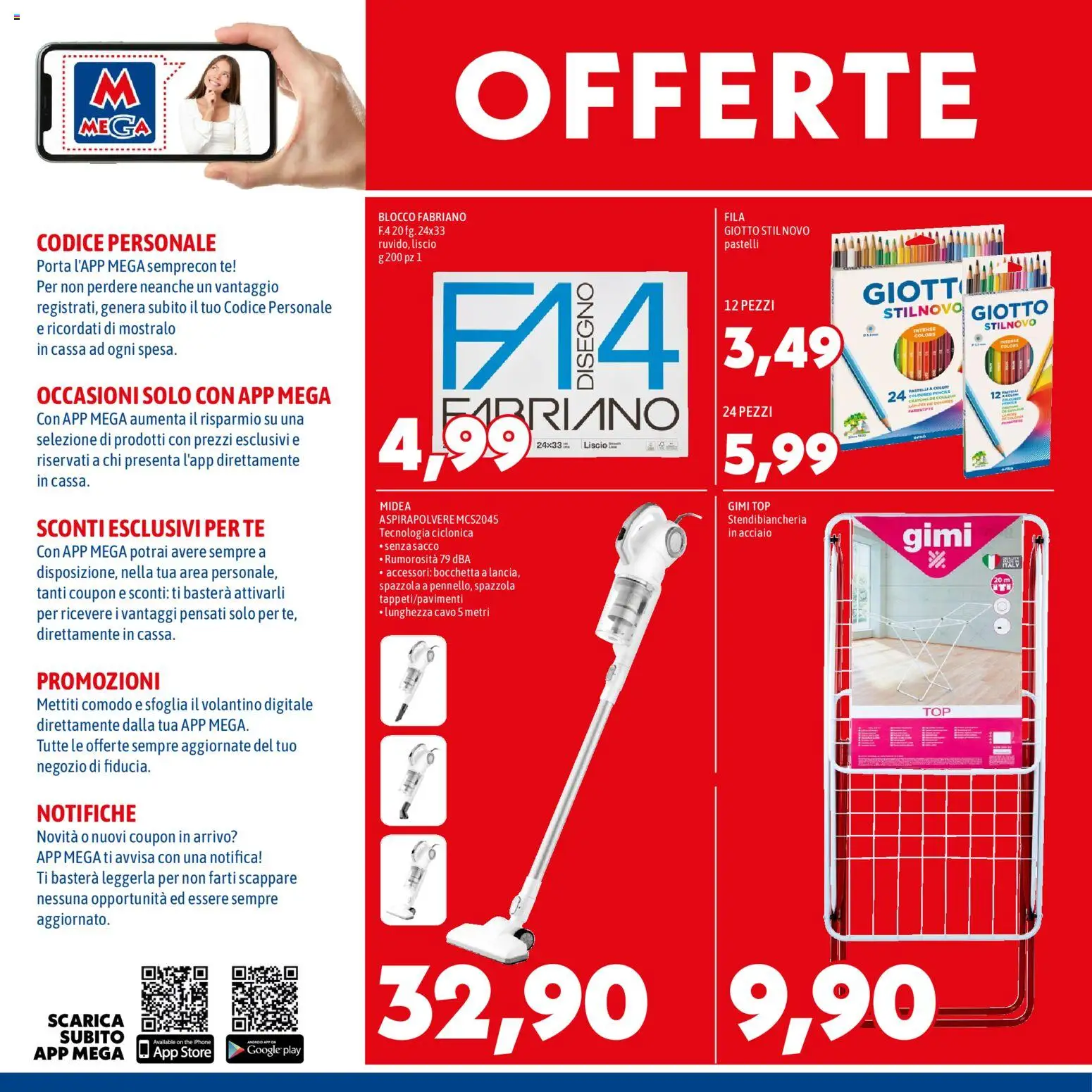 Volantino Mega del 03/09/2026 | Pagina: 6 | Prodotti: Porta, Tè, Top, Cavo