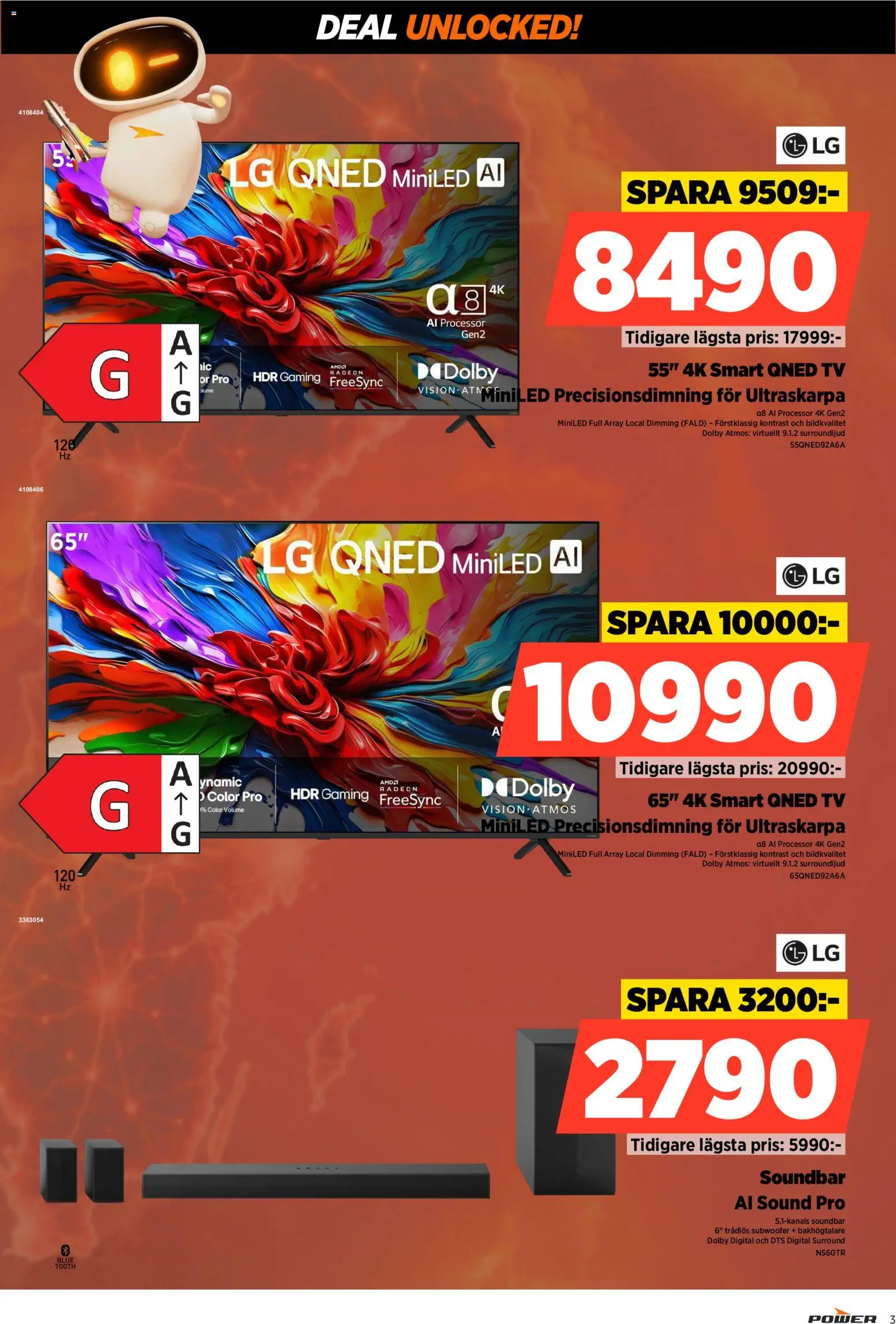 Power reklamblad aktuell från 31/08/2026 | Sida: 3 | Produkter: Soundbar, Tv