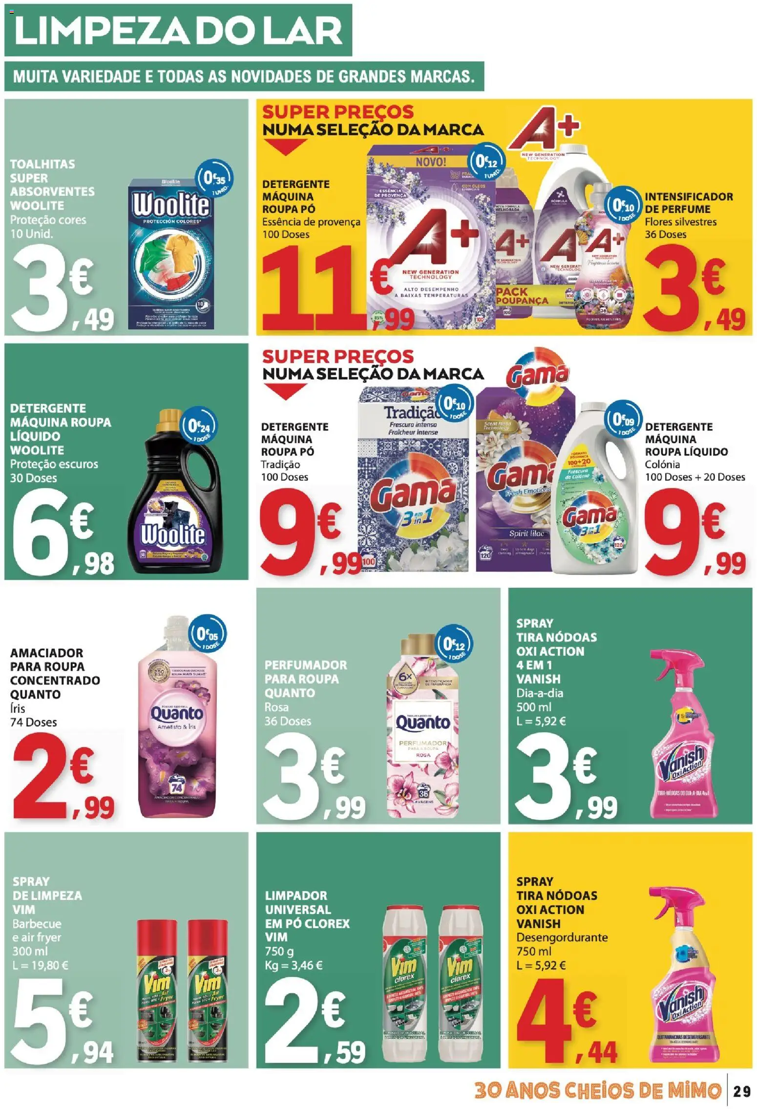 E.Leclerc folheto │ válido de 11.06.2026 | Página: 29 | Produtos: Air fryer, Flores, Pó, Detergente