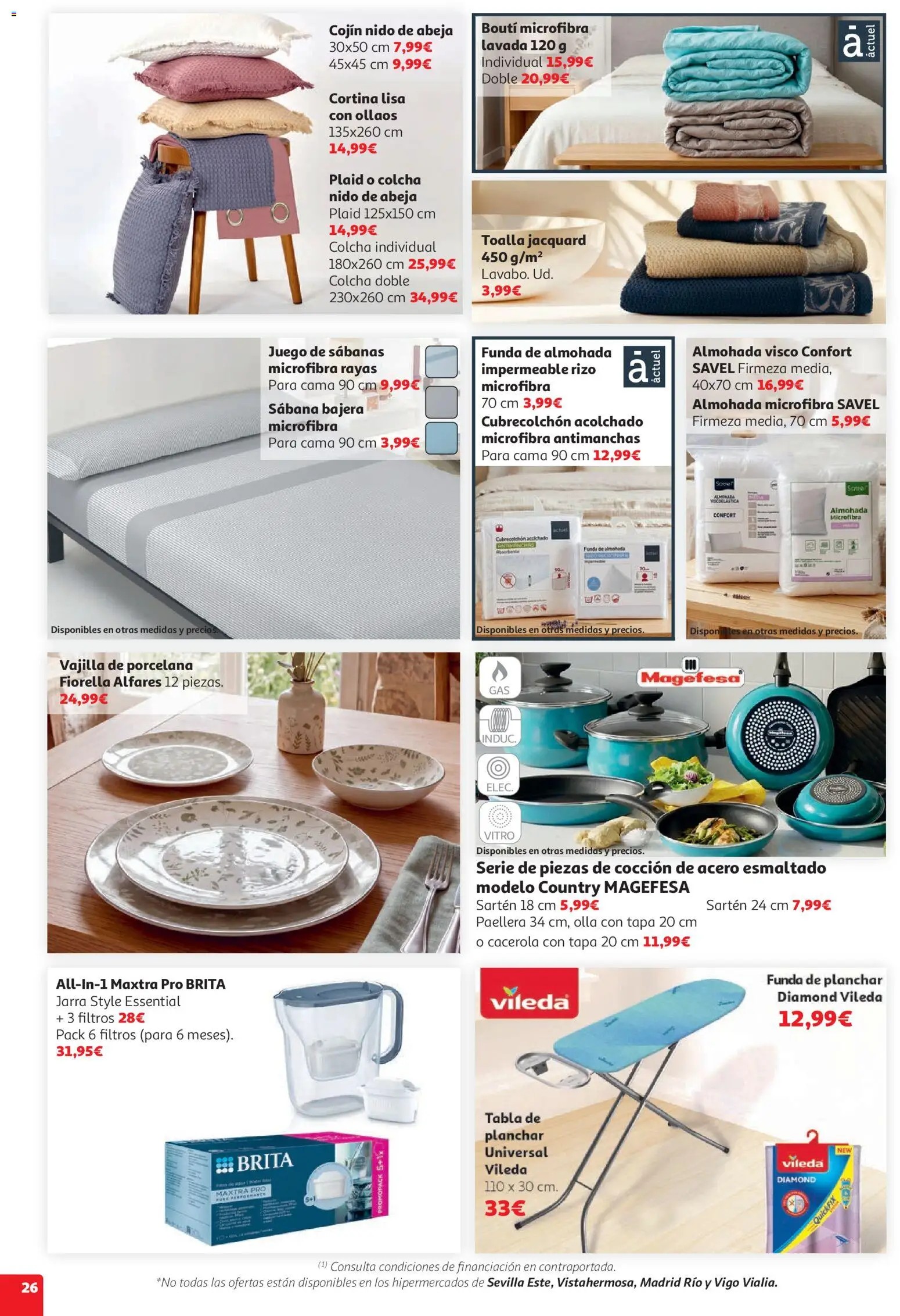 Alcampo HG Unico │ válido desde el 05.05.2026 | Página: 26 | Productos: Cortina, Juego de sábanas, Funda, Cama