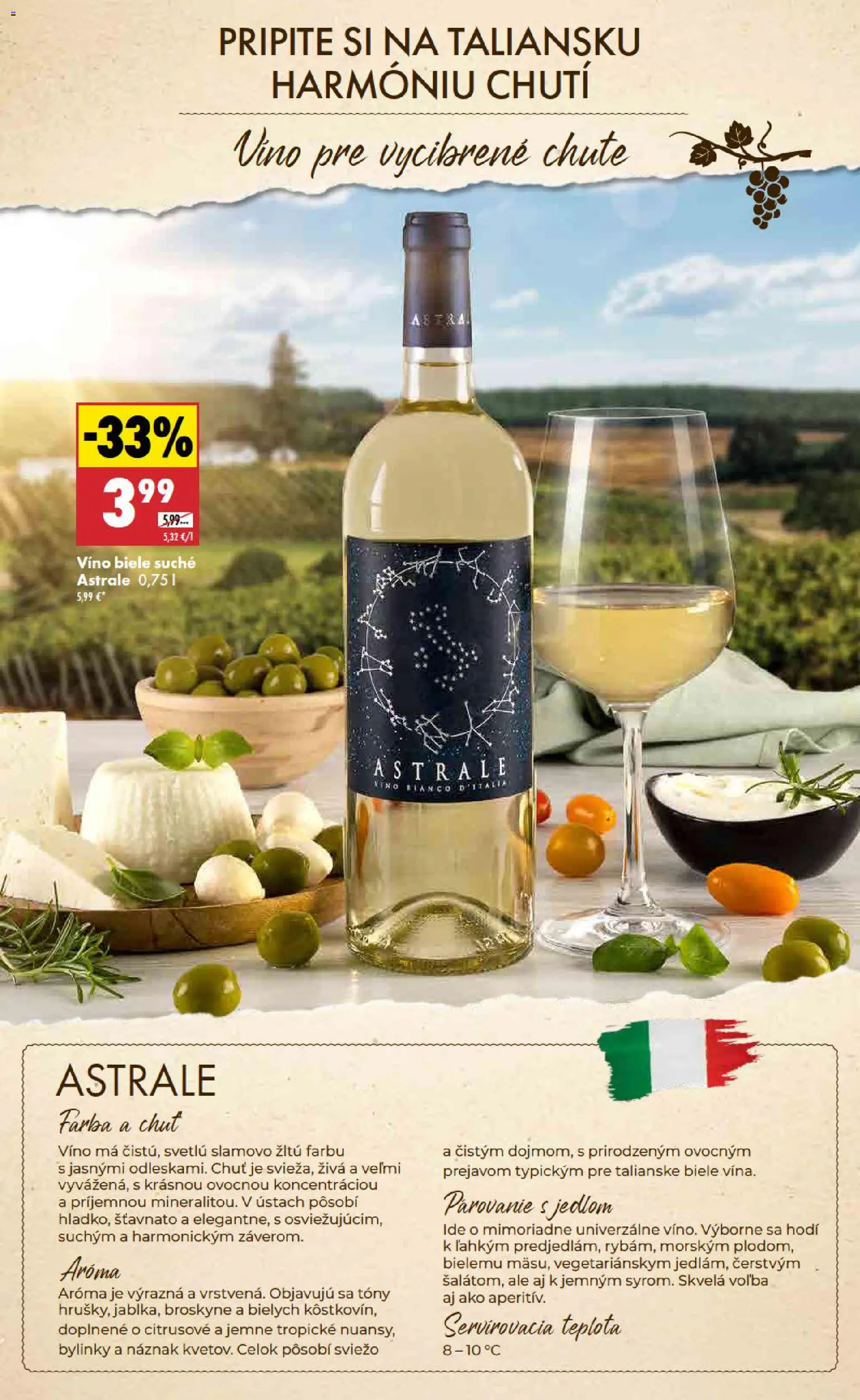 Nové Biedronka akcie – leták je platný od 23.07.2026 | Strana: 38 | Produkty: Víno, Broskyne