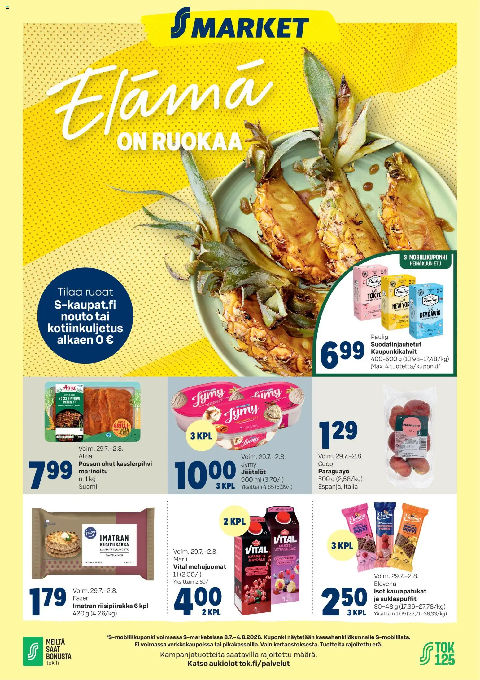 S-market tarjoukset - Elämä on ruoka – voimassa 29/07/2026 alkaen | Sivu: 1 | Tuotteet: Suklaa