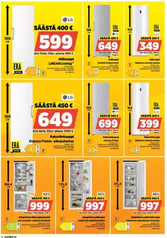 Power-mainoslehti voimassa 25/08/2026 alkaen | Sivu: 38 | Tuotteet: Jääkaappipakastin, Pakastinkaappi