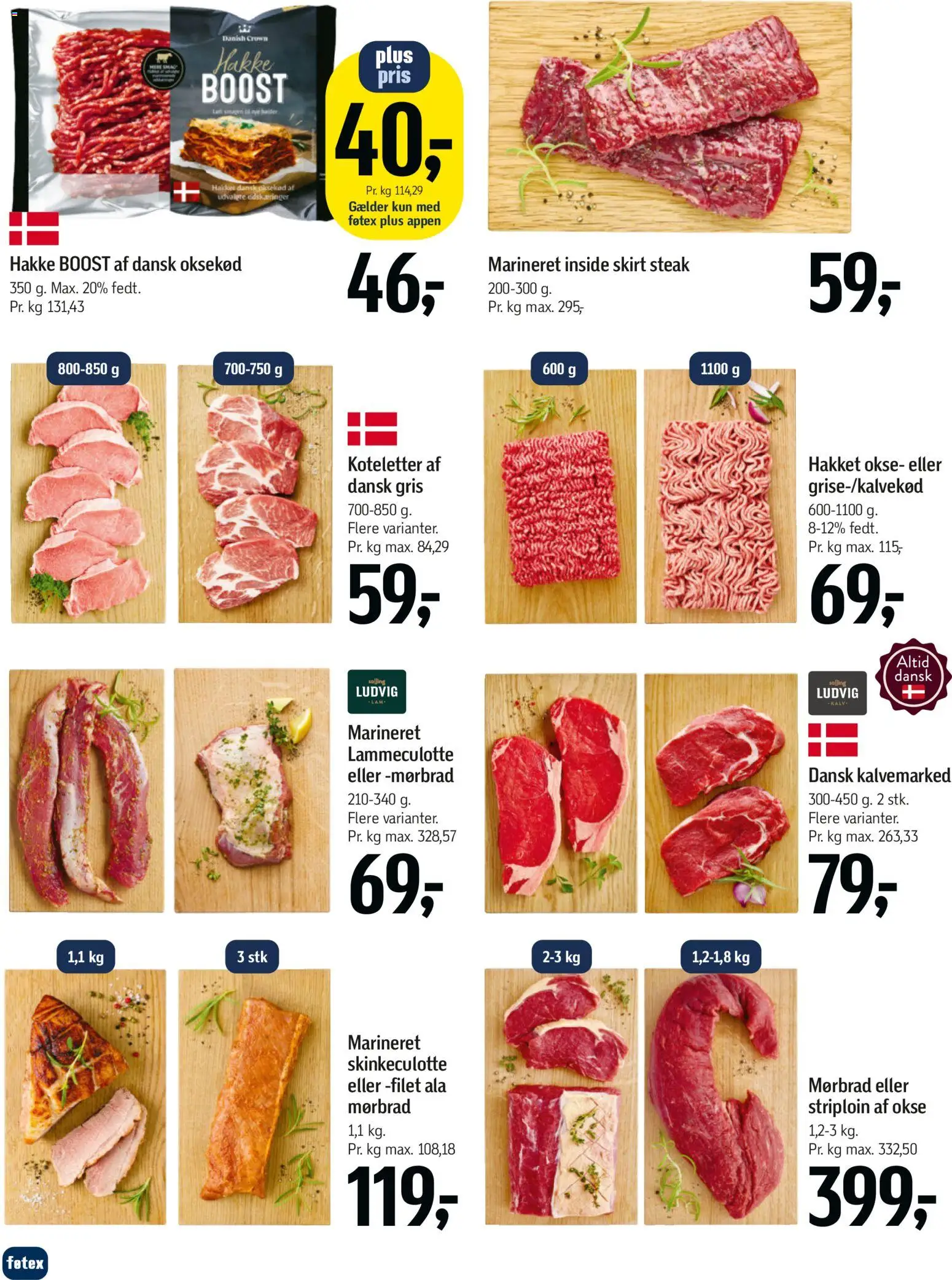 Føtex tilbudsavis – gyldig fra 29.05.2026 | Side: 19 | Produkter: Koteletter, Oksekød