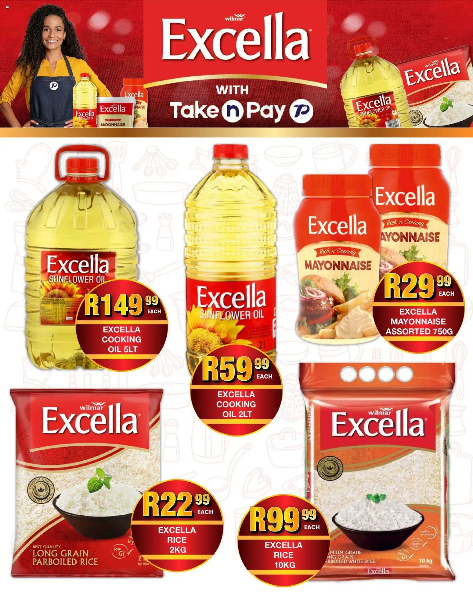 New Take n Pay catalogue – valid from 09.03.2026 | Page: 9 | Products: Oil, Rice, Mayonnaise