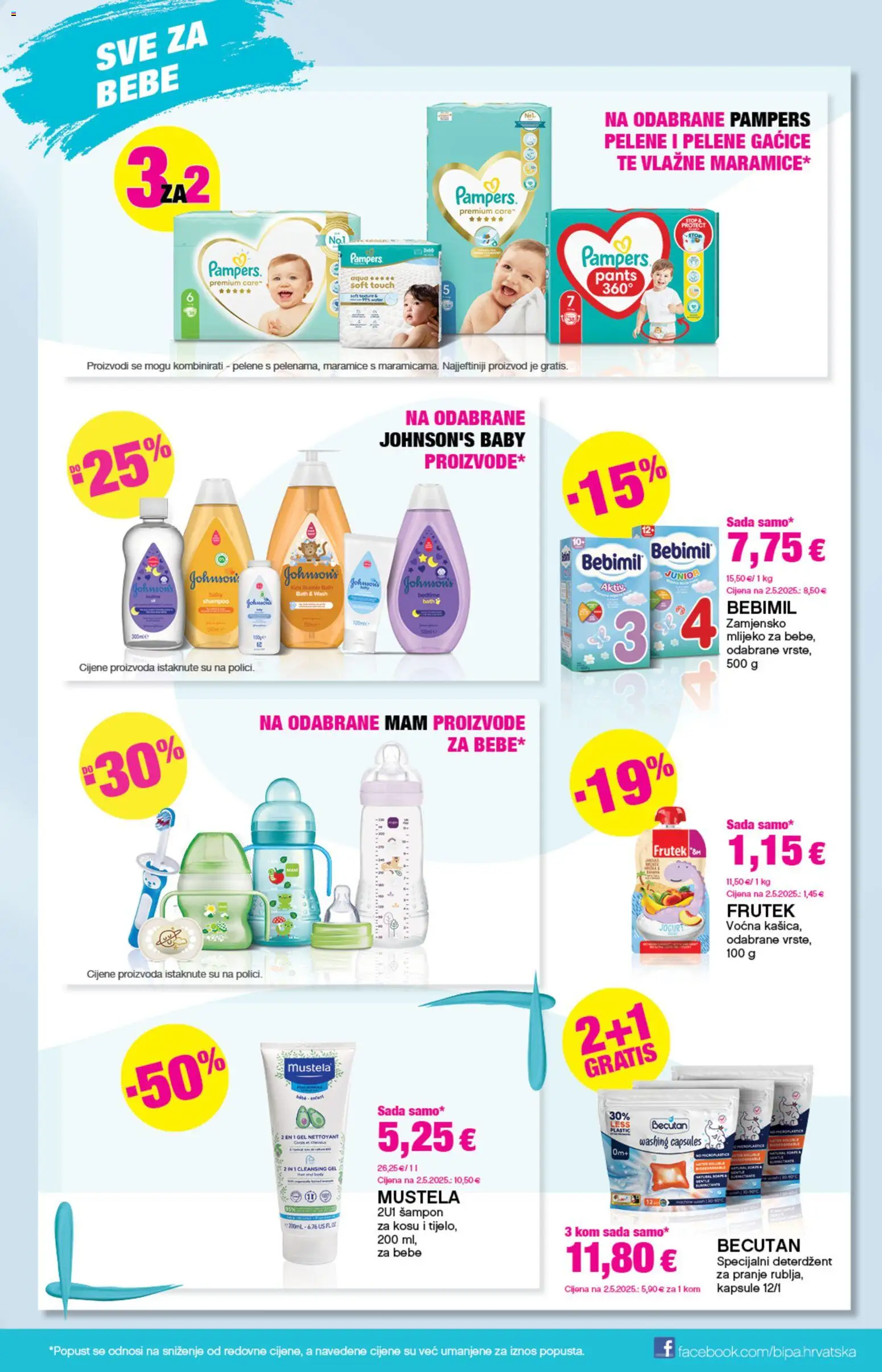 Bipa katalog | vrijedi od 20.08.2026 | Stranica: 15 | Proizvodi: Mlijeko, Jogurt, Pampers, Kapsule