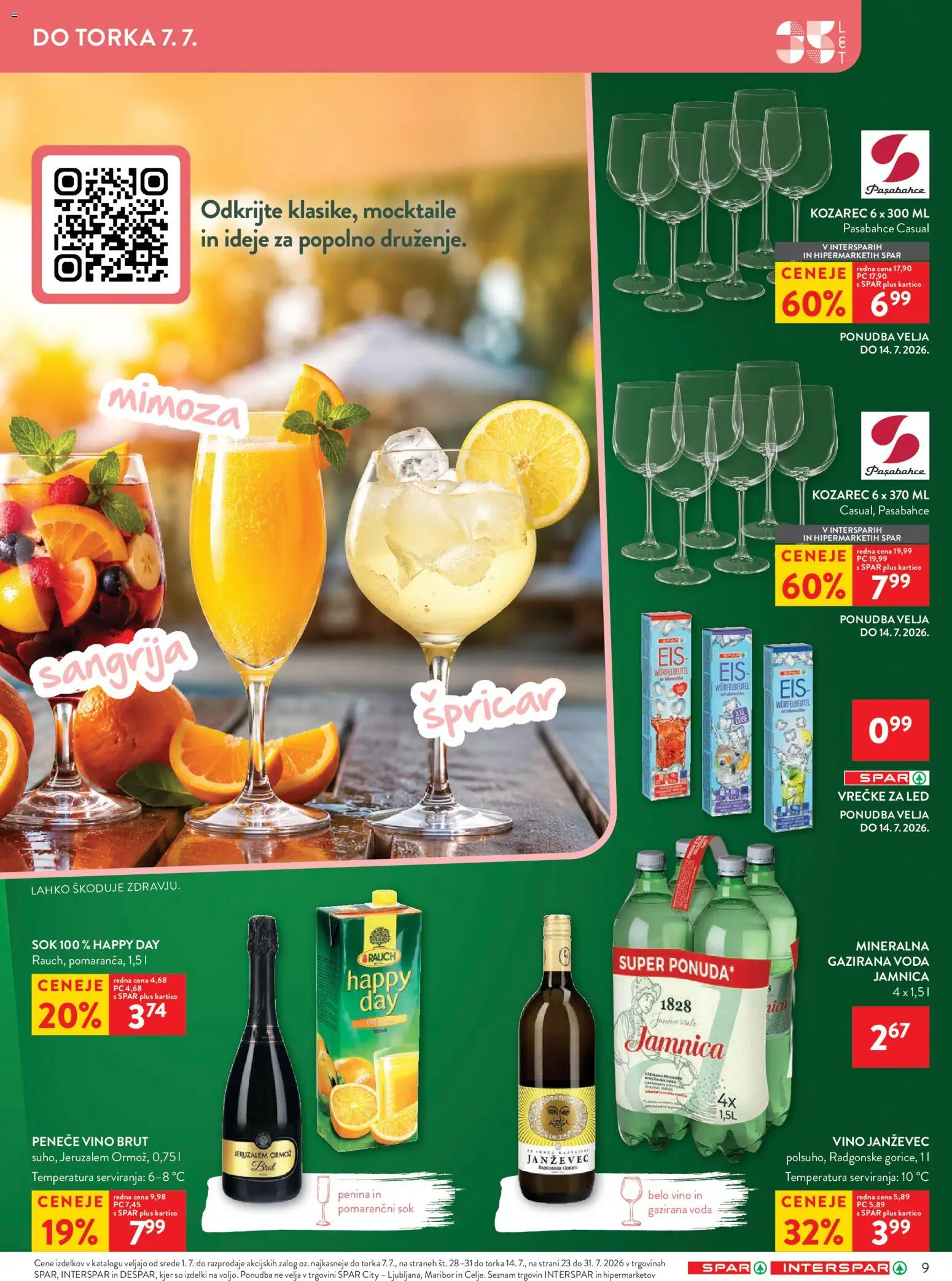 Novi Spar katalog ponudbe – veljaven od 01.07.2026 | Stran: 9