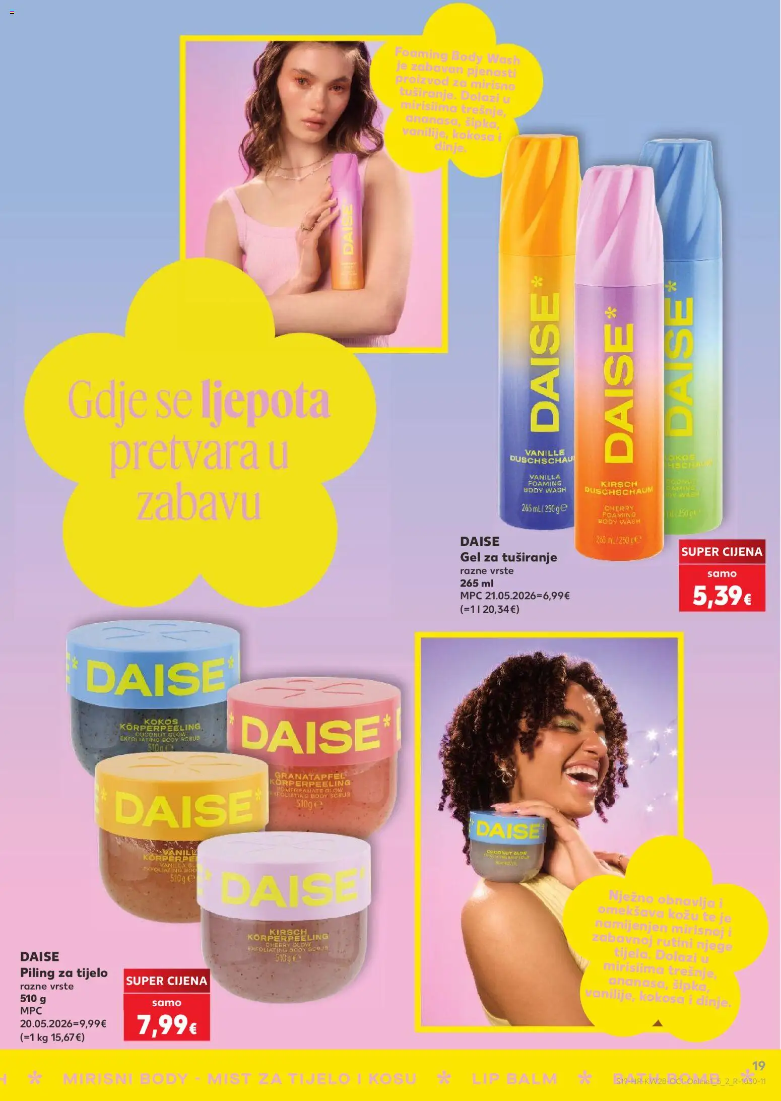 Kaufland katalog | vrijedi od 08.07.2026 | Stranica: 19 | Proizvodi: Piling, Gel za tuširanje