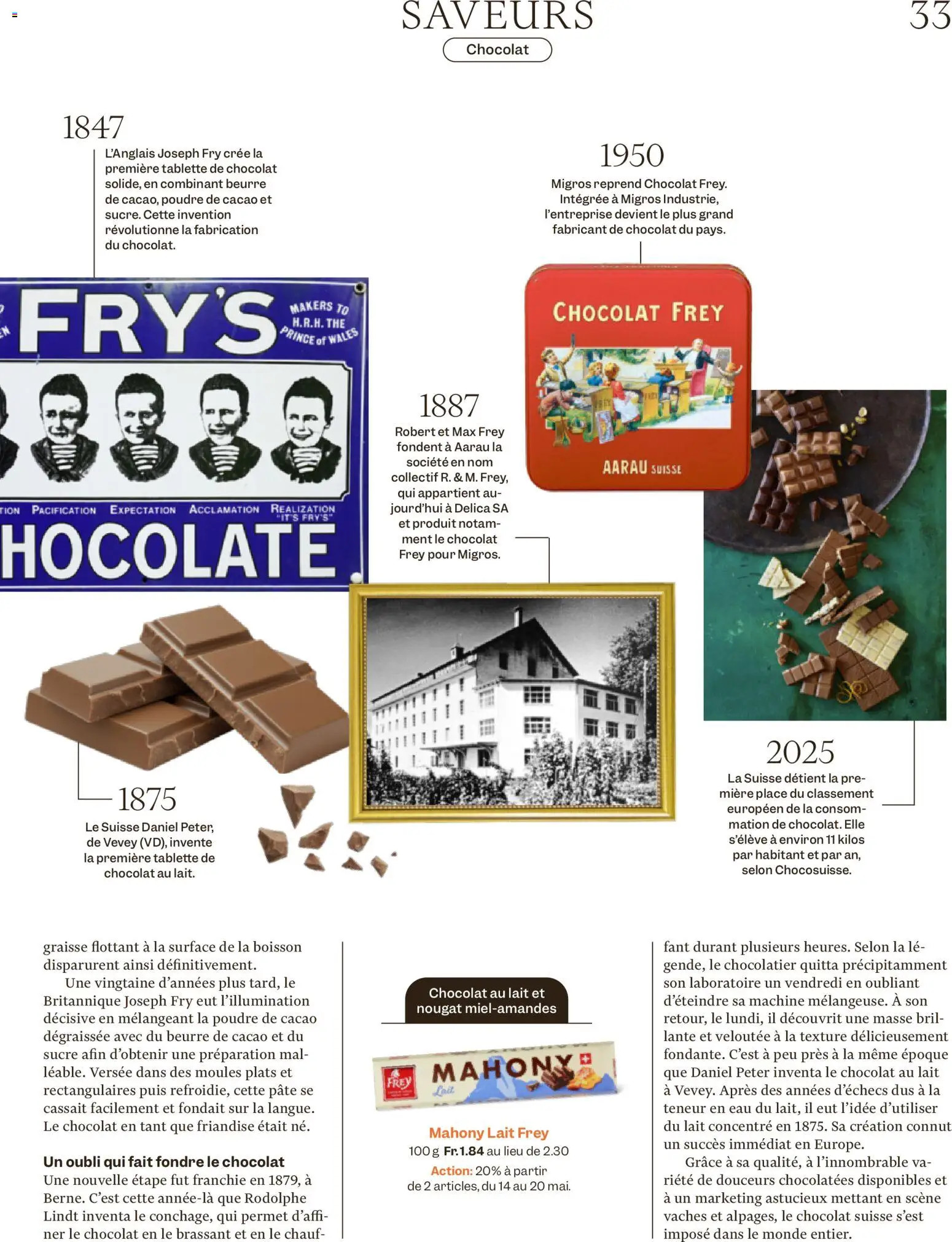 Migros aktionen Magazine FR – gültig ab 13.05.2026 | Seite: 33