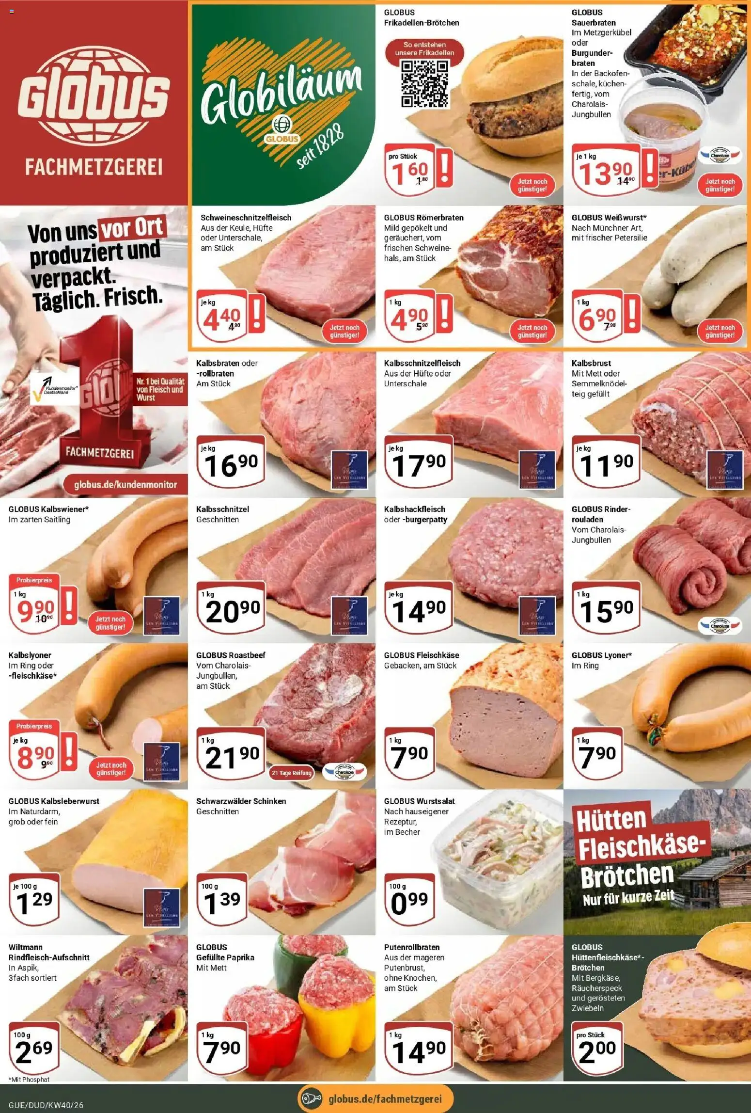 Globus Prospekt Saarbrücken-Dudweiler (ab 28.09.2026) » Angebote online | Seite: 10 | Produkte: Roastbeef, Wurst, Petersilie, Schinken