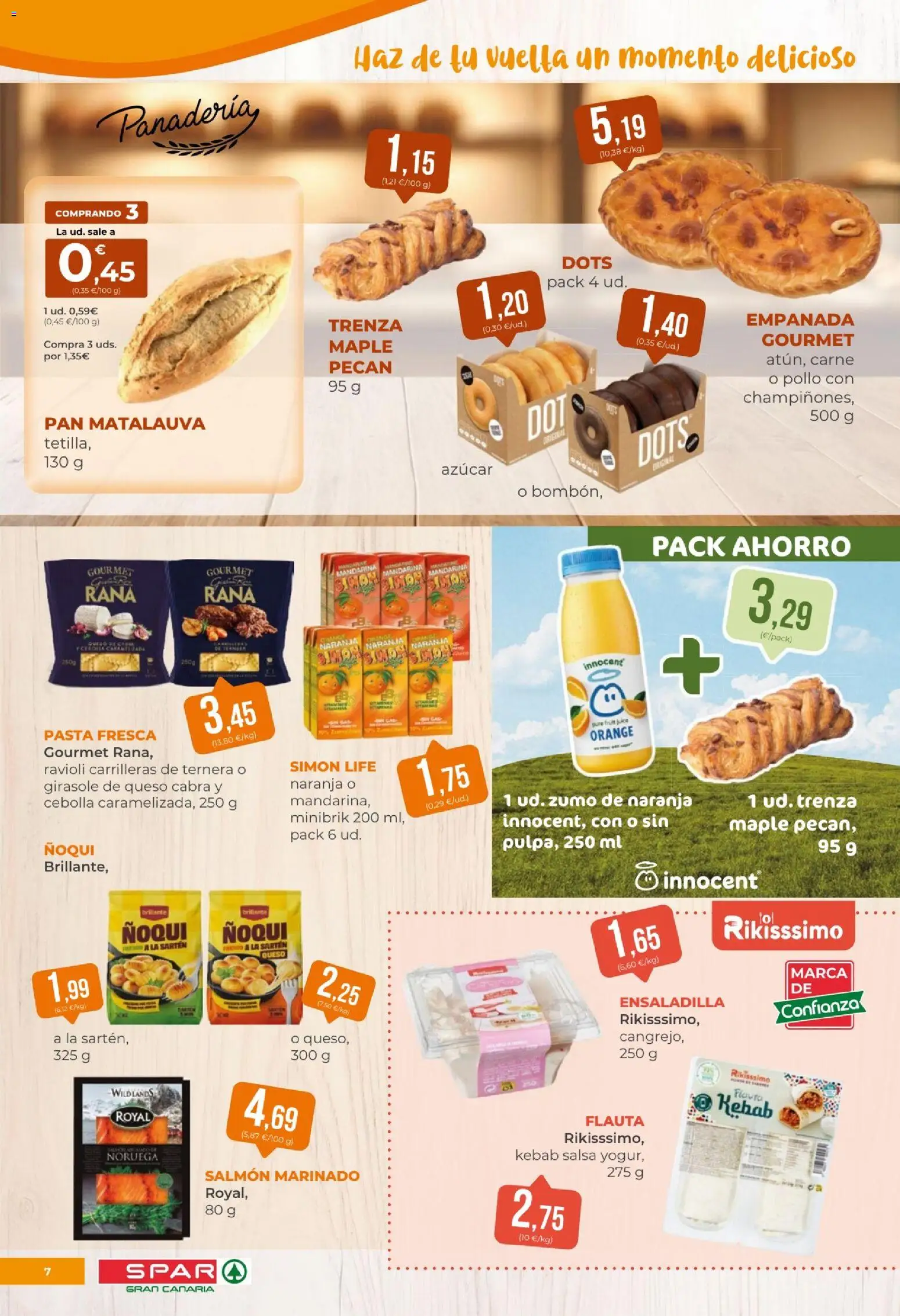 Spar folleto │ válido desde el 04/09/2026 | Página: 7 | Productos: Ensaladilla, Puré, Azúcar, Panadería