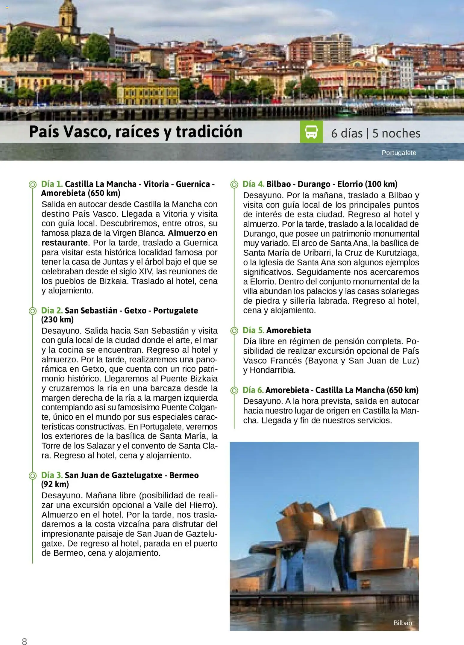 Viajes El Corte Inglés Turismo Social Castilla La Mancha │ válido desde el 01.04.2026 | Página: 8 | Productos: Cocina