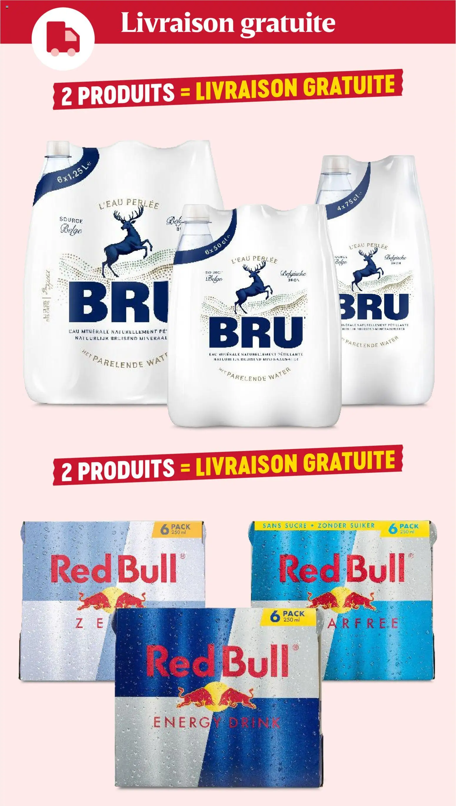 {H1} | Pagina: 3 | Producten: Red Bull, Suiker, Water, Mineraalwater