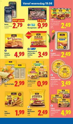 Lasagne chili con carne, 400 g - Voorbeeld van een folder van Lidl, geldig van 17-08-2026 | Pagina: 19
