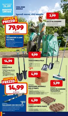 Anteprima del volantino Aldi volantino valido a partire dal 21/09/2026 | Pagina: 32 | Prodotti: Porta, Carrello, Cocco, Trituratore