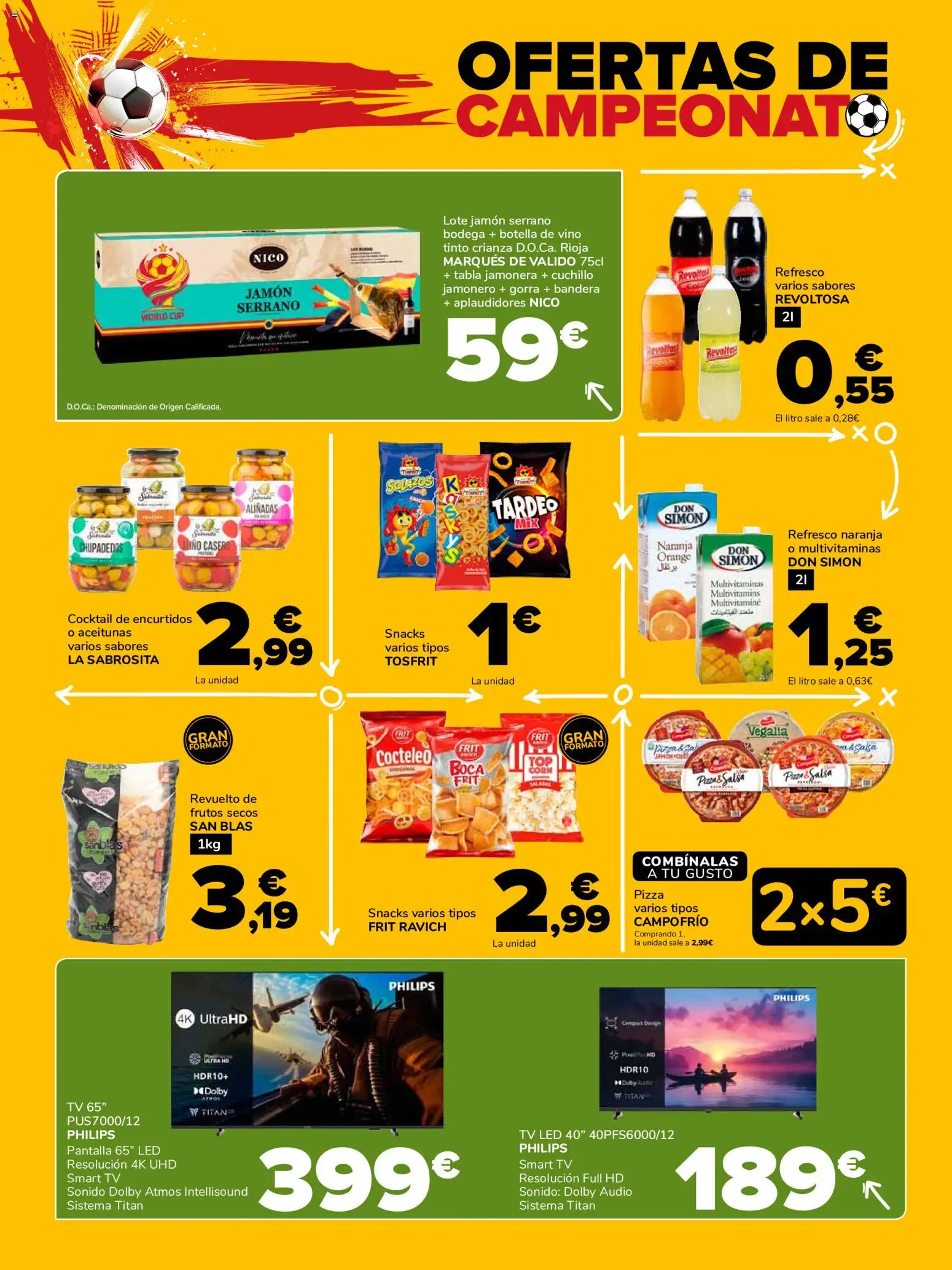 Supeco folleto │ válido desde el 04.06.2026 | Página: 4 | Productos: Jamón serrano, Pizza, Vino, Audio