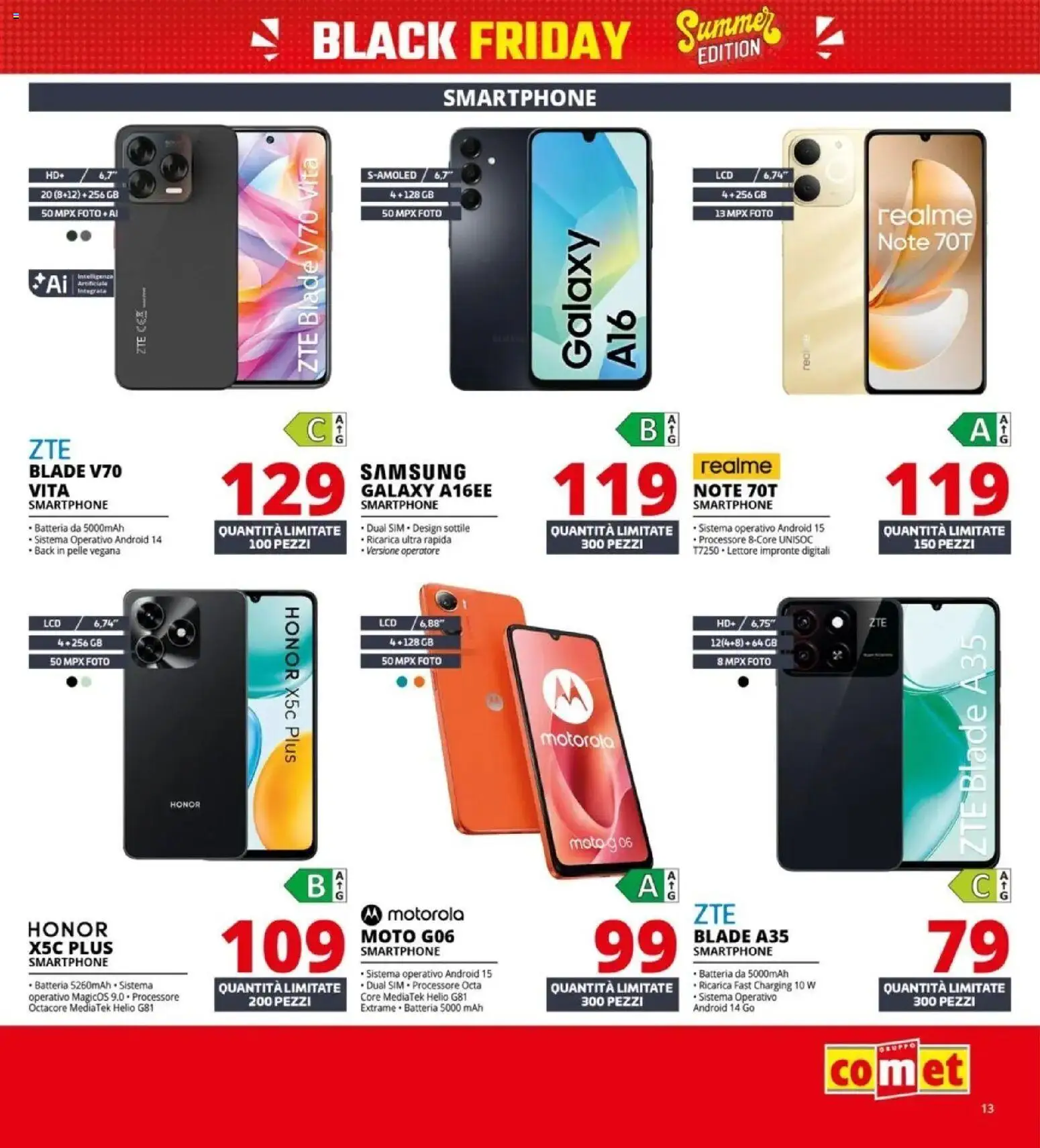 Nuovo Comet - Summer Black Friday da Comet! dal 04/06/2026 > offerte anteprima 🛍️ | Pagina: 13 | Prodotti: Smartphone, Batteria, Samsung
