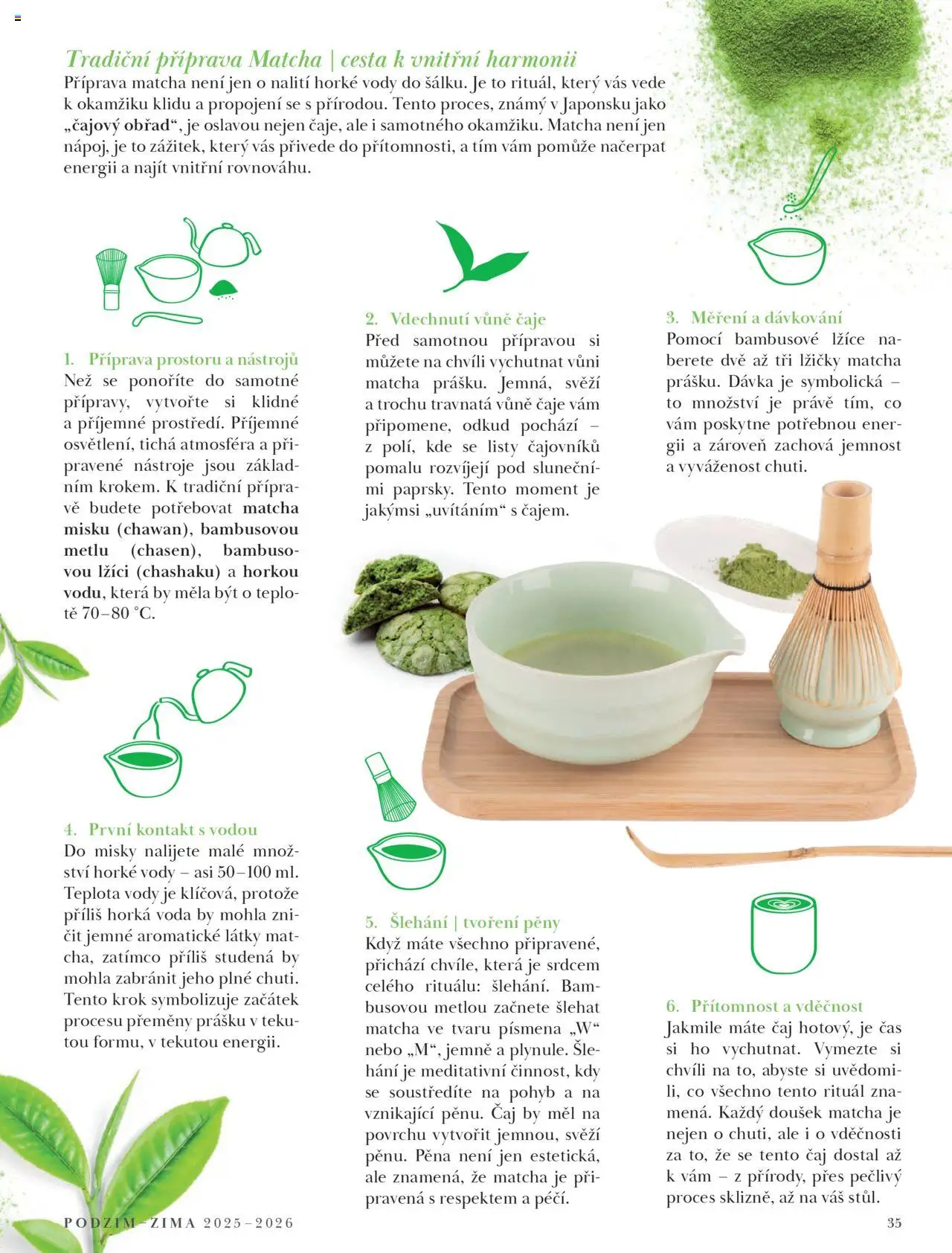 Orion katalog - Podzim/zima od 23.09.2025 | Strana: 35 | Produkty: Voda, Matcha, Čaje, Pěna