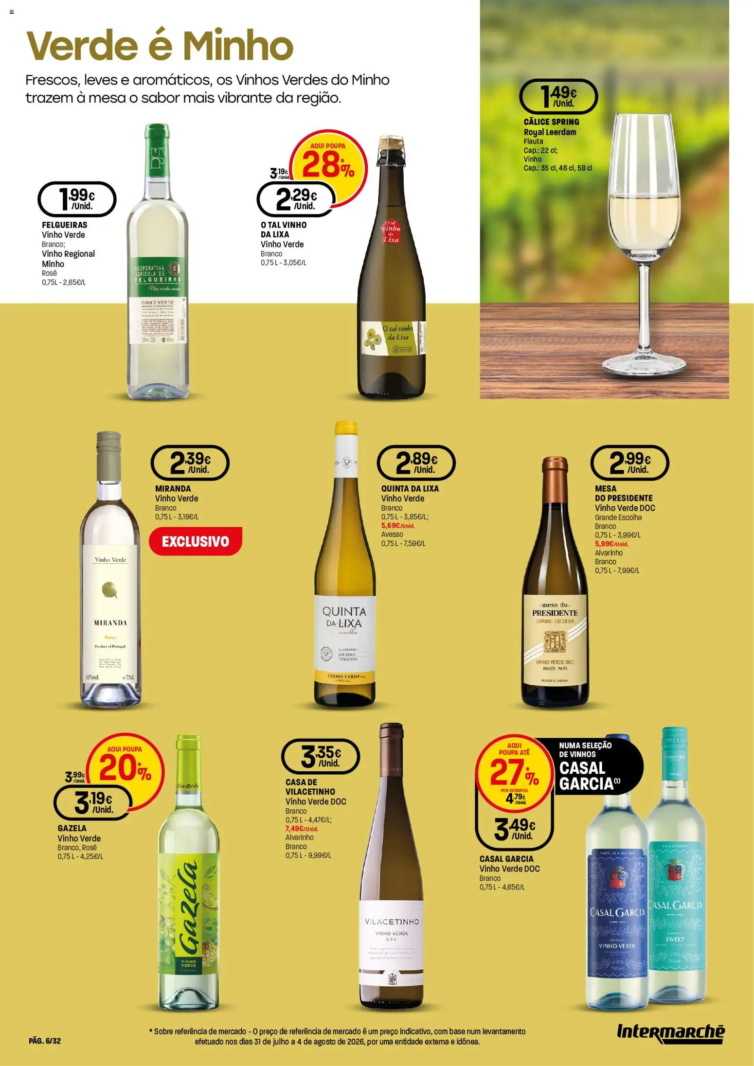 Intermarché folheto Especial Vinhos Super │ válido de 10/09/2026 | Página: 6 | Produtos: Lixa, Base, Mesa, Vinho