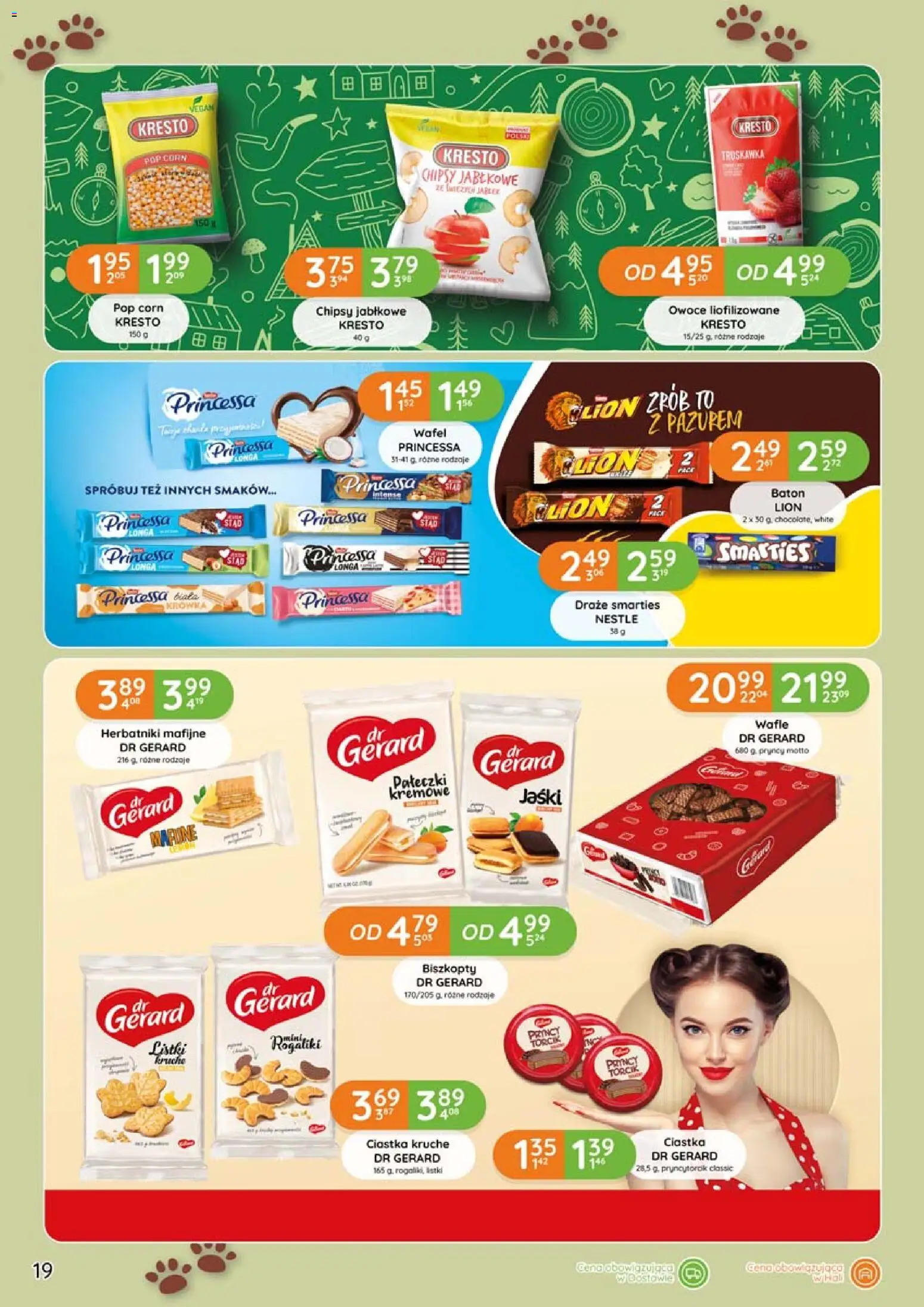 Eurocash gazetka - Biwak od 11.06.2026 | Strona: 19 | Produkty: Wafle, Ciastka kruche, Herbatniki, Baton