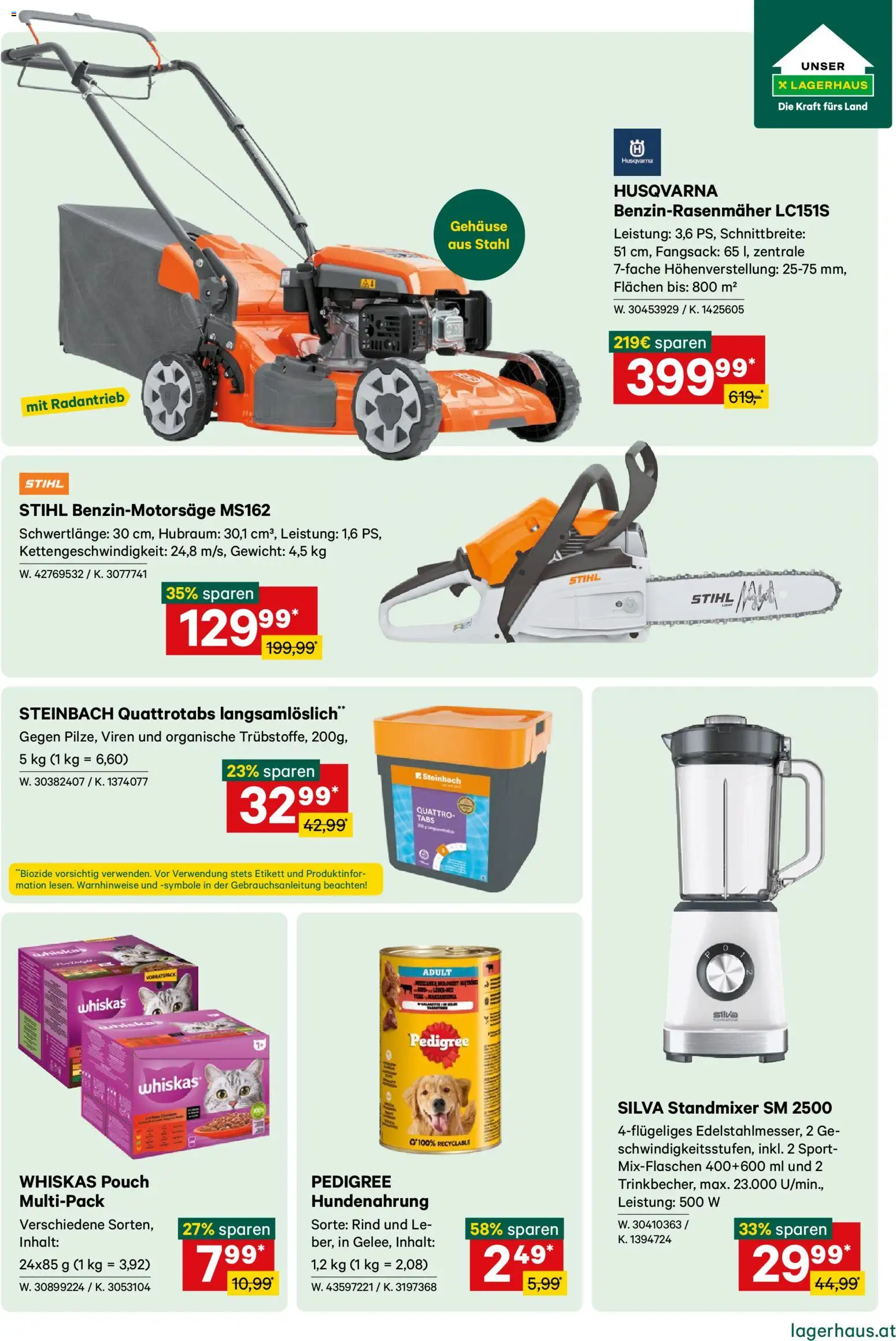 Lagerhaus Spar Alarm -15% auch Online gültig ab 19.06.2026 | Seite: 3 | Produkte: Gewicht