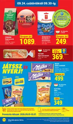 TASTINO Vajas toast kenyér, 500 g; 1 kg = 738 Ft - amely érvényes a következő dátumtól: 2026.09.24. | Oldal: 10