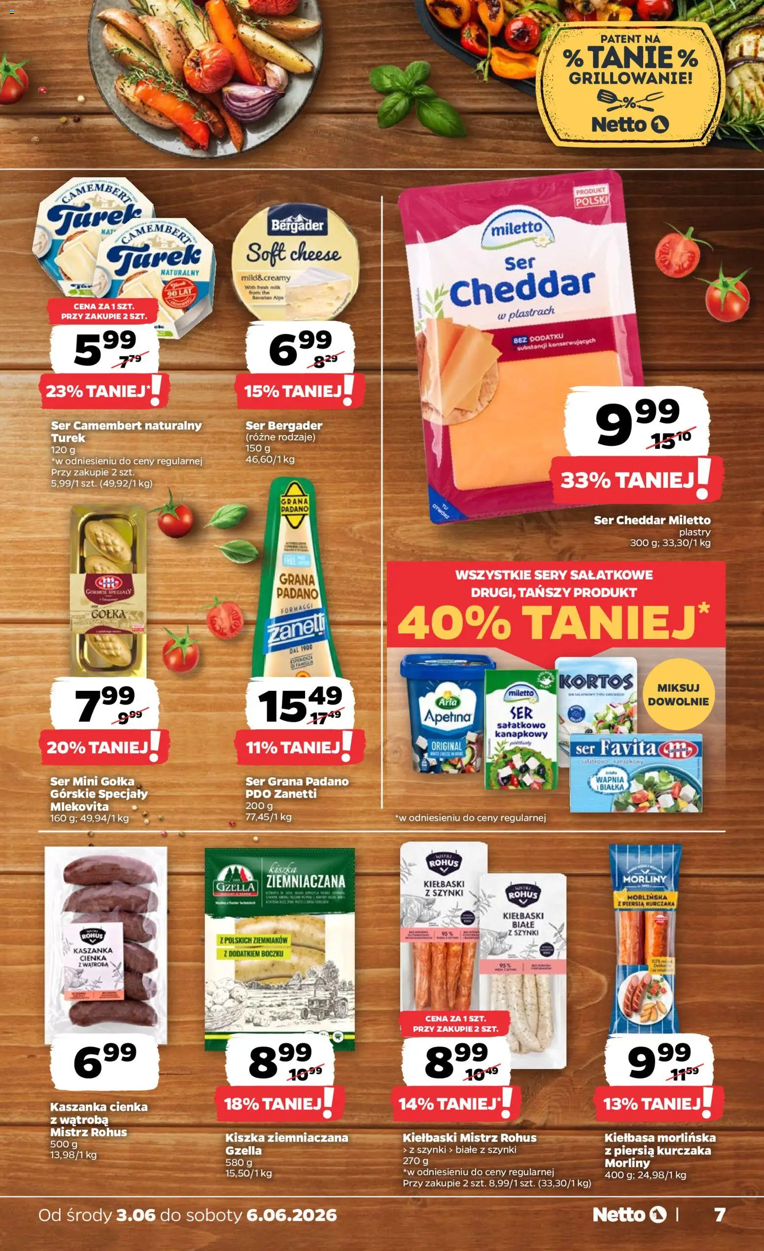 Netto gazetka od środy spożywcza od 03.06.2026 | Strona: 7