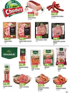 Náhled letáku Ratio leták od 01.08.2026 | Strana: 39 | Produkty: Šunka, Párky, Maso, Chorizo