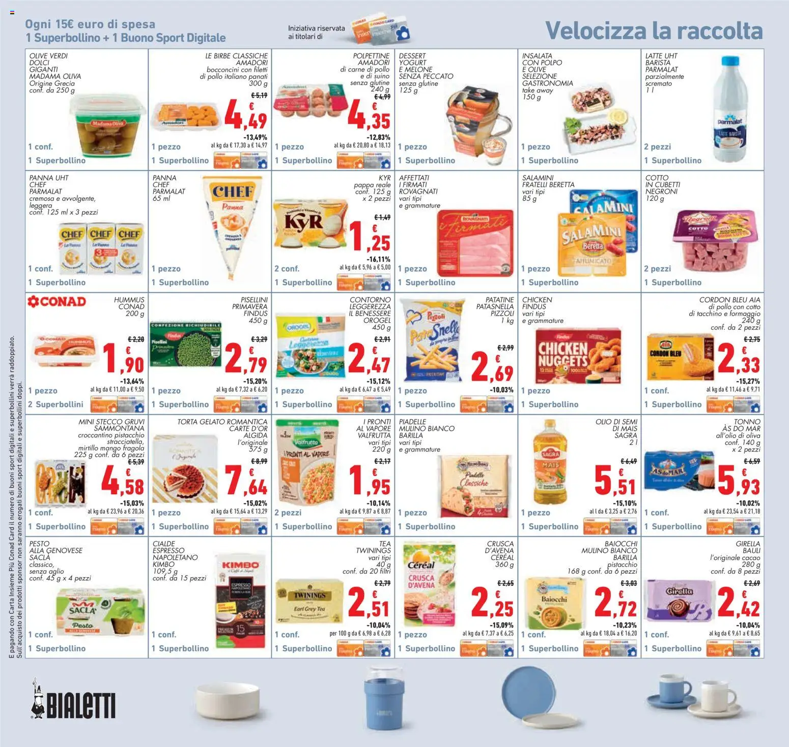 Volantino Conad del 27/08/2026 | Pagina: 26 | Prodotti: Pistacchio, Insalata, Polpo, Dessert