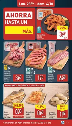 Vista previa Tira de costilla de cerdo, Tira de costilla de cerdo 775 g aprox. válido desde el 28/09/2026 | Página: 7