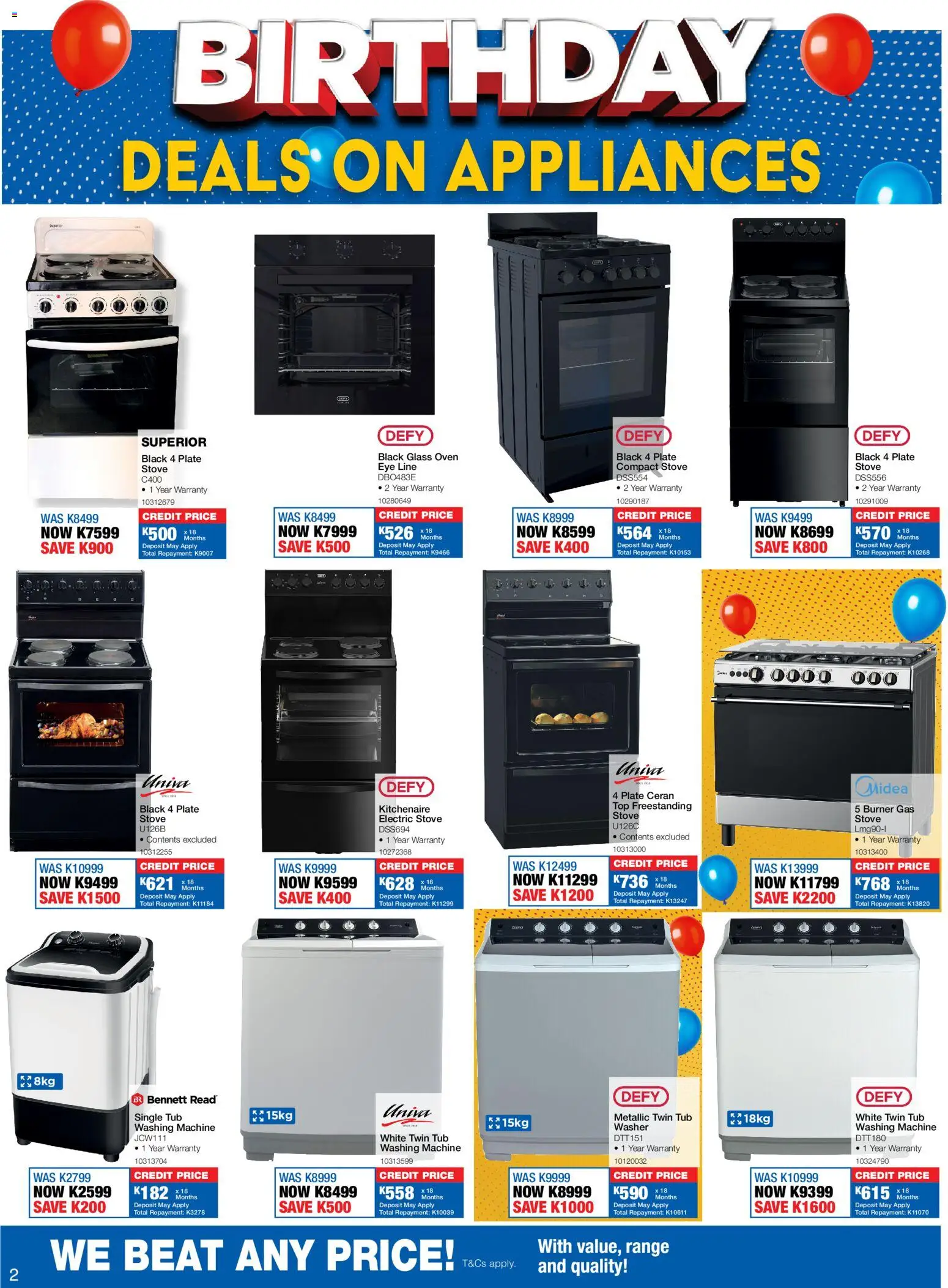 New OK Furniture catalogue – valid from 15.06.2026 | Page: 2 | Products: Washing machine, Oven, Stove, Plate