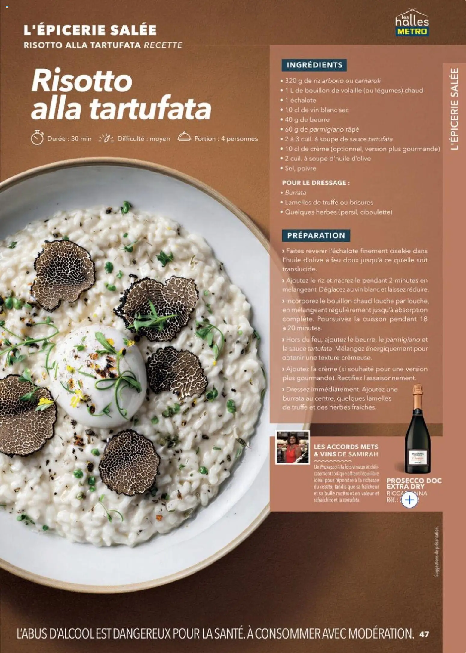 {H1} | Page: 47 | Produits: Tonique, Prosecco, Beurre, Crème