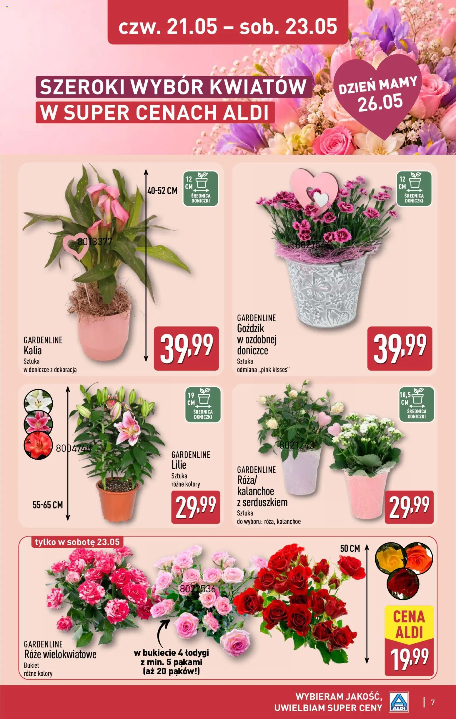 Aldi gazetka - Dzień mamy od 18.05.2026 | Strona: 7