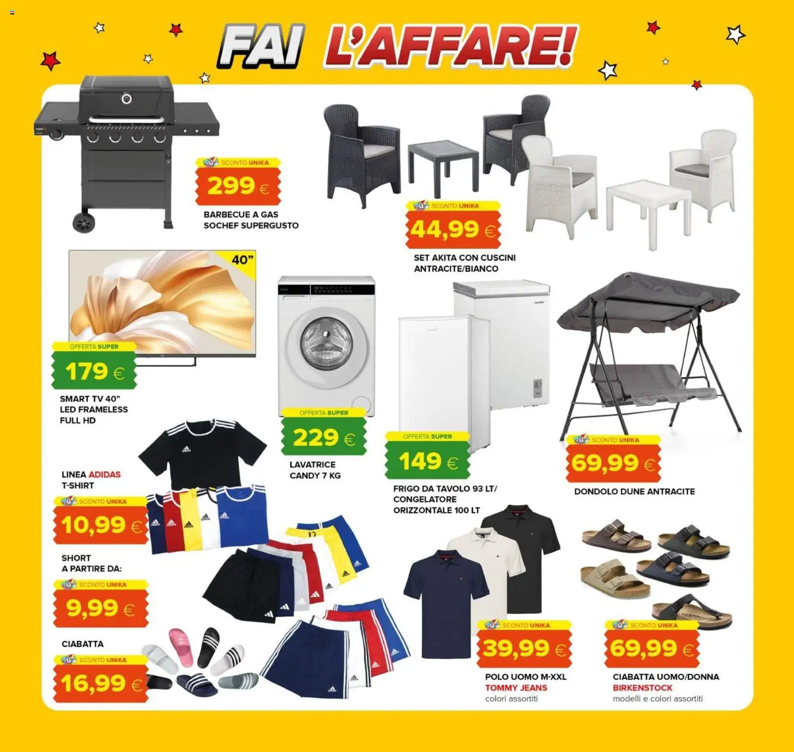 Volantino Oasi del 04.06.2026 | Pagina: 31 | Prodotti: Dondolo, Lavatrice, Polo, Tavolo