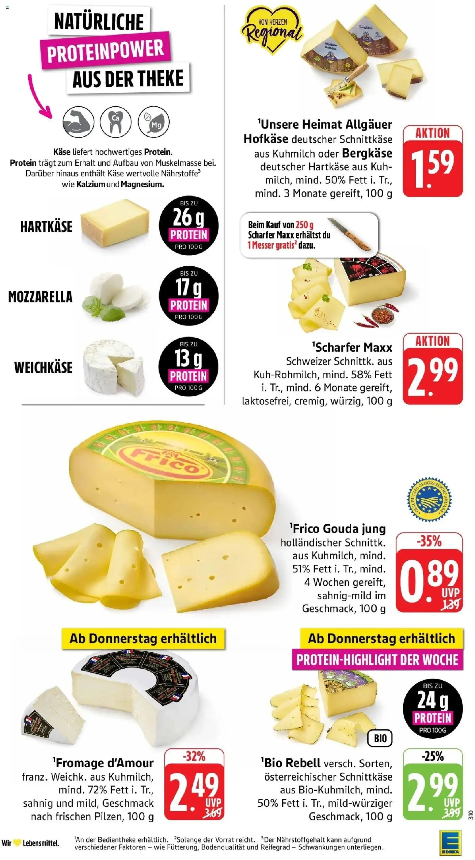 Edeka Prospekt Göppingen-Ursenwang (ab 14.09.2026) » Angebote Online | Seite: 6 | Produkte: Käse, Theke, Mozzarella, Gouda