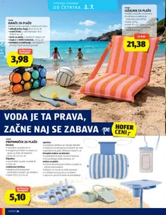Hofer Katalog - Pregled kataloga iz trgovine Hofer SI, vrijedi od 24.06.2026 | Stranica: 28 | Proizvodi: Stol, Voda, Torbica, Telefon