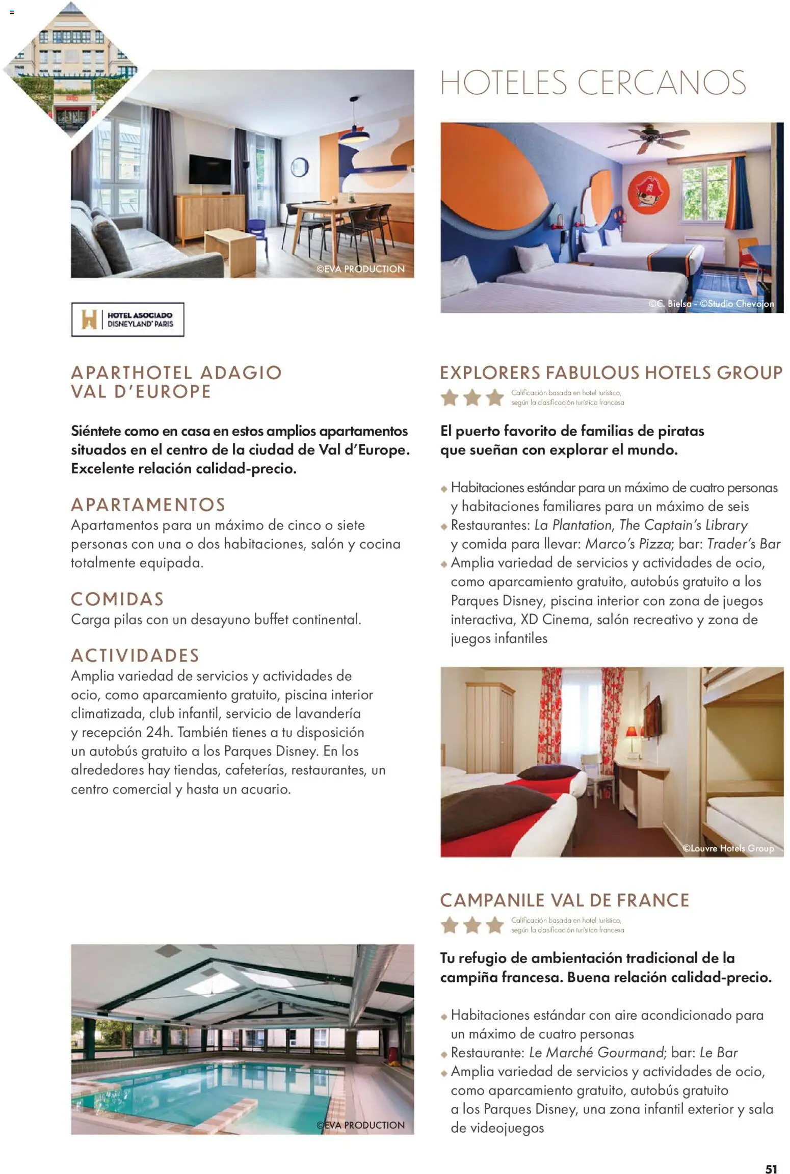 Viajes El Corte Inglés Folleto Disneyland Paris │ válido desde el 31/03/2026 | Página: 53 | Productos: Salón, Cocina, Aire acondicionado, Piscina