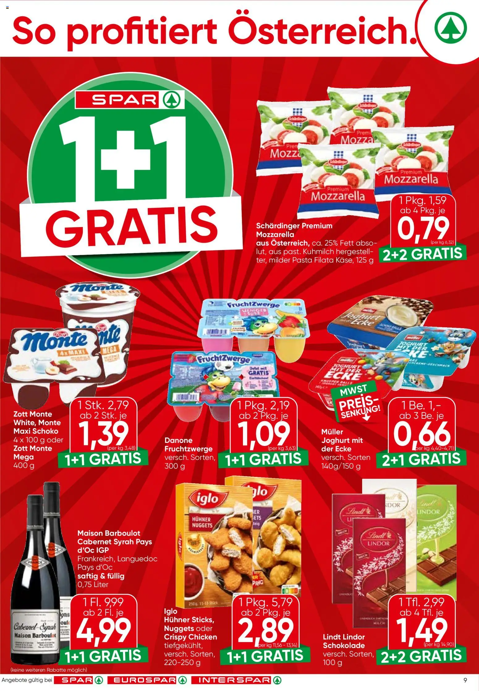 Spar Broschüre gültig ab 01.10.2026 | Seite: 9
