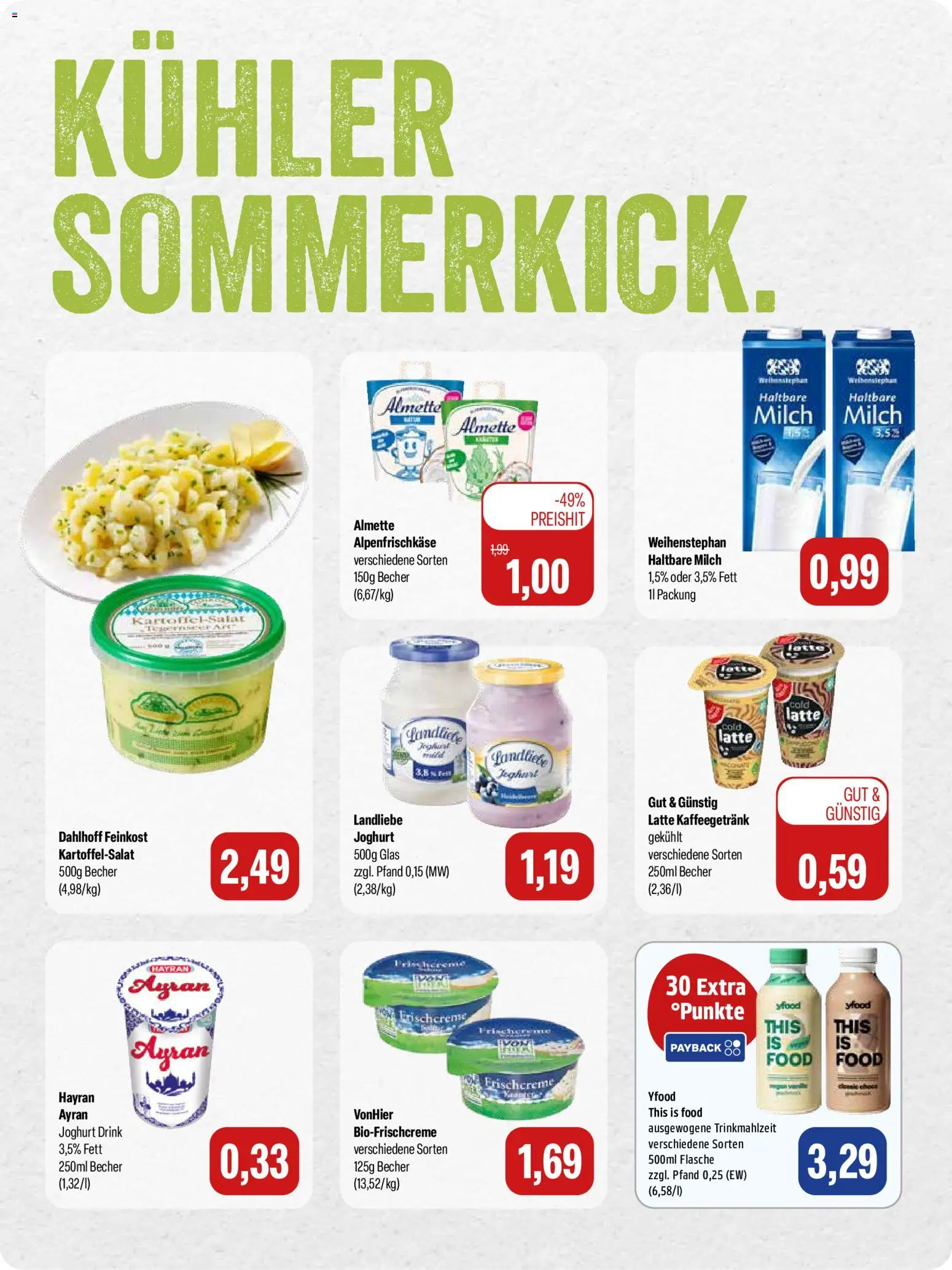 Feneberg Angebote – gültig ab 23.07.2026 | Seite: 6 | Produkte: Almette, Milch, Joghurt, Haltbare milch