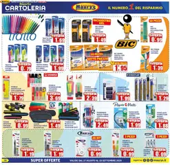 Anteprima del volantino Maury's volantino valido a partire dal 27/08/2026 | Pagina: 16 | Prodotti: Astuccio, Evidenziatore, Penne, Correttore