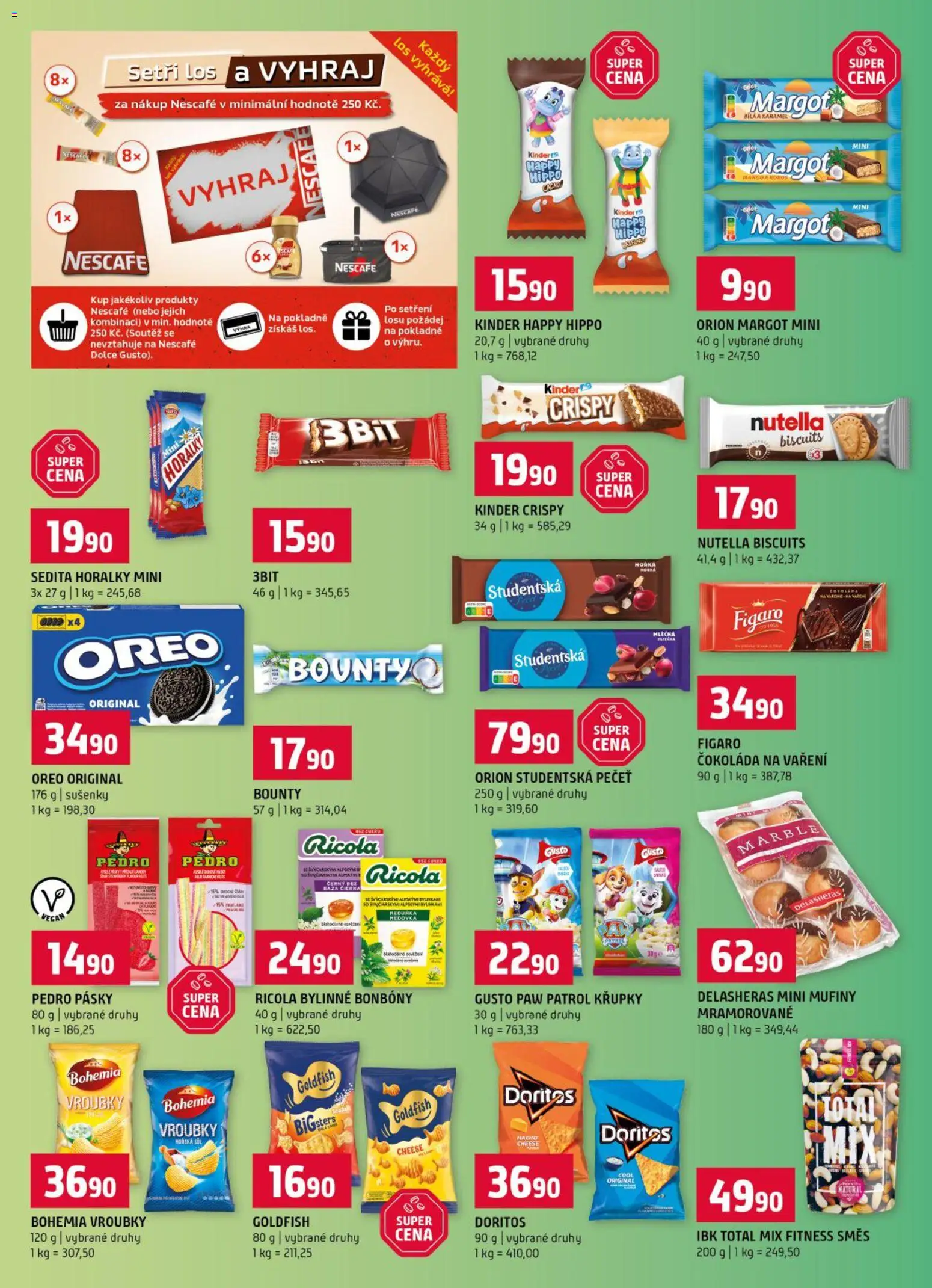 Terno leták od 14.10.2026 | Strana: 8 | Produkty: Vegan, Doritos, Čokoláda na vaření, Orion Studentská pečeť