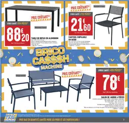 Brico Cash - Prévisualisation de Brico Cash catalogue valide à partir de 08.05.2026 | Page: 2 | Produits: Plateau, Salon de jardin, Table, Chaise