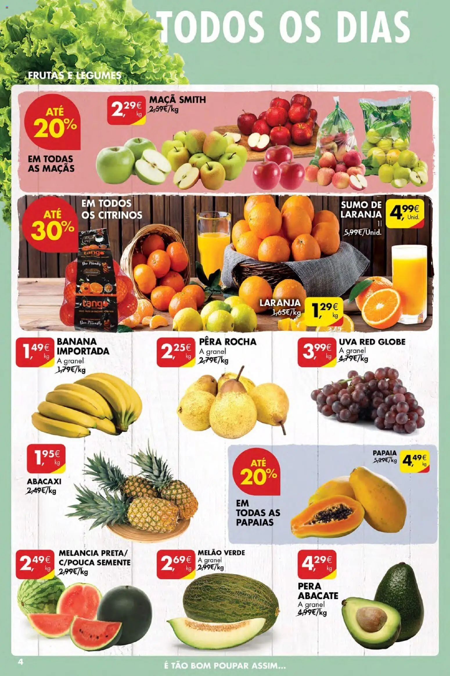 Pingo Doce Poupe Esta Semana Açores │ válido de 30.04.2026 | Página: 4 | Produtos: Maça, Abacate, Sumo, Abacaxi
