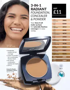 Preview of AVON - Offers valid from 01.05.2026 | Page: 76 | Products: Concealer, Powder, Honey